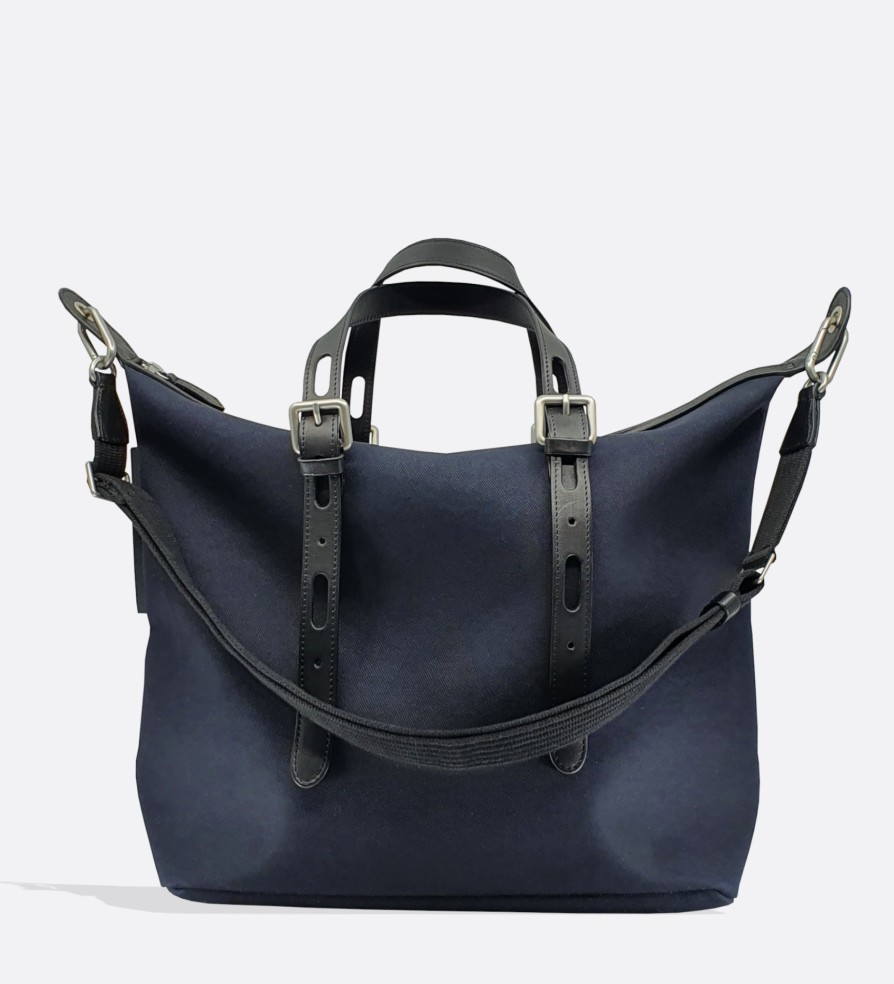 THYRS All Bags | Bag Double Twill Cabas Tote Cabas Navy