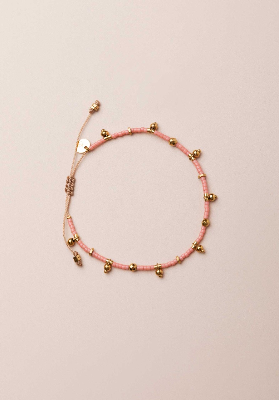 LES CLEIAS All Jewelry | Bracelet A1925Br01- A1925Br01-5 Rose-Nacre