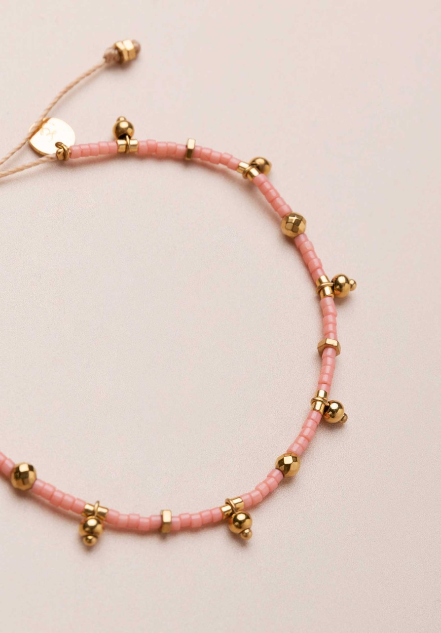 LES CLEIAS All Jewelry | Bracelet A1925Br01- A1925Br01-5 Rose-Nacre