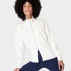 SWEATY BETTY Sweaters & Cardigans | After Class Zip Up Sb9599 Lily-White