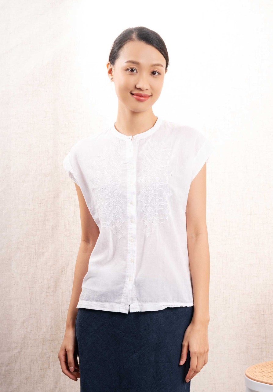 HARTFORD Tops & Shirts | Blouse Teary Bbth501 01-White