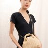 HEREU All Bags | Raffia Bombon M Raffia Natural