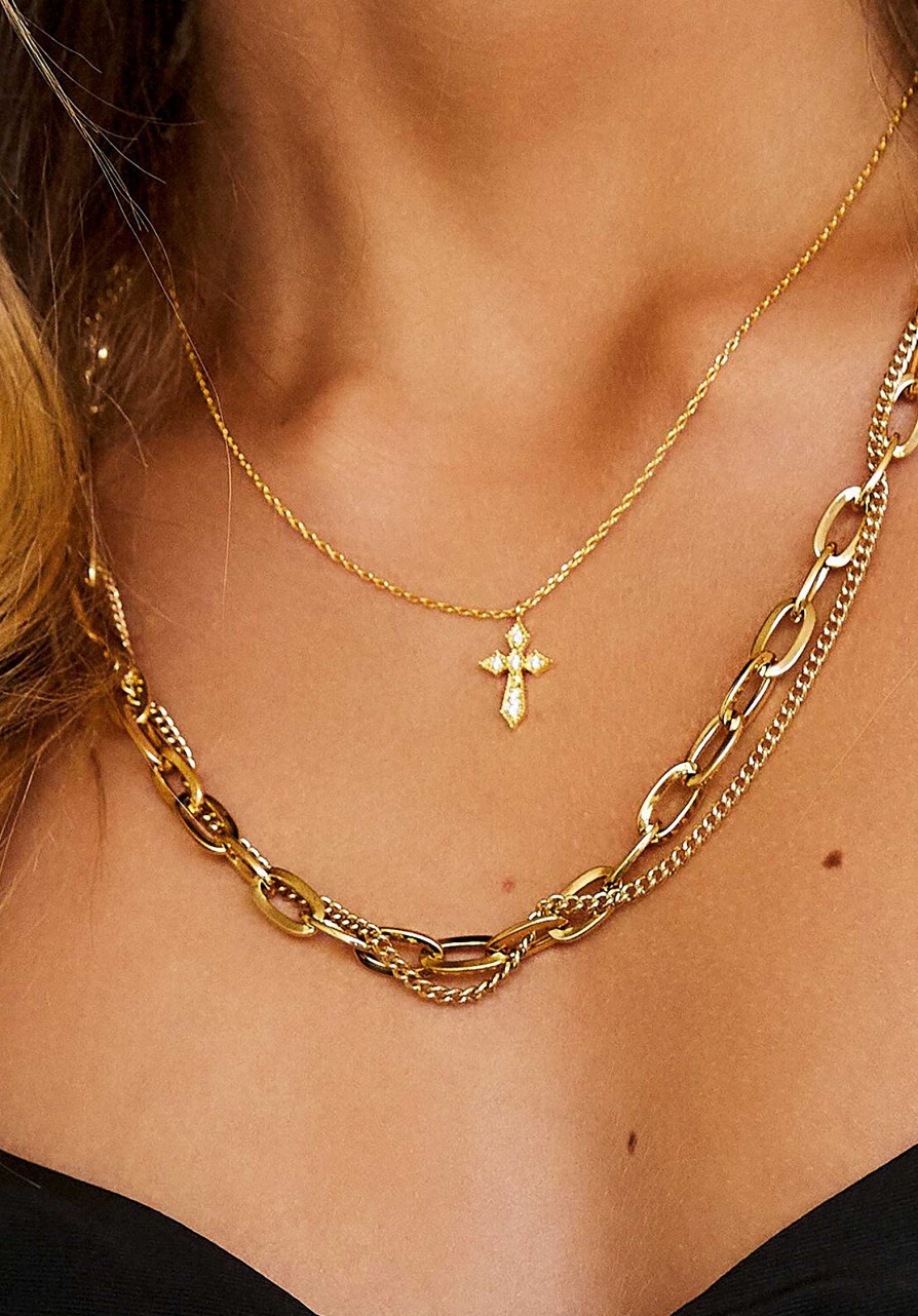 MYA BAY All Jewelry | Necklace Co-187G Metal