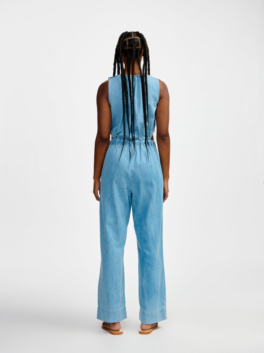 BELLEROSE Dresses & Jumpsuits | Jumpsuit Papaye41 D0 Papaye41 D0498 Lt-Blue-Bleach