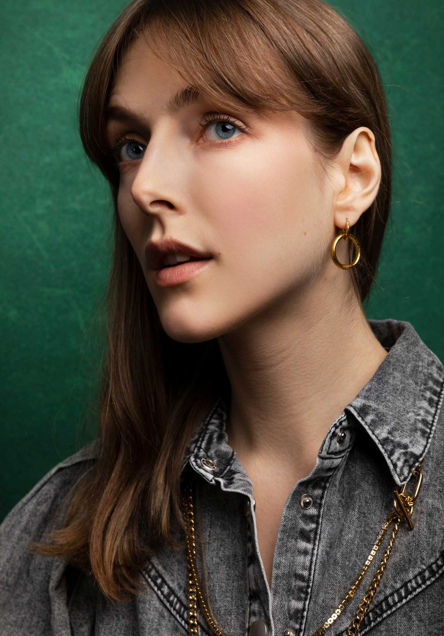 LES CLEIAS All Jewelry | Earring Buddhist 21Acer58-1 Gold-Leaf