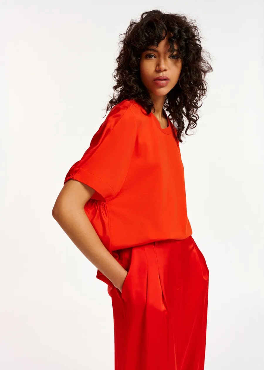 ESSENTIEL ANTWERP Tops & Shirts | Blouse Esilky Red