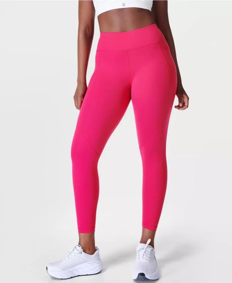 SWEATY BETTY Leggings | Power 7/8 Workout Leggings Sb5400 78 Framboise-Pink