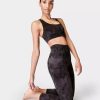 SWEATY BETTY Leggings | Super Soft 7/8 Yoga Leggings Sb6916A 7878 Black-Spray-Dye-Prin