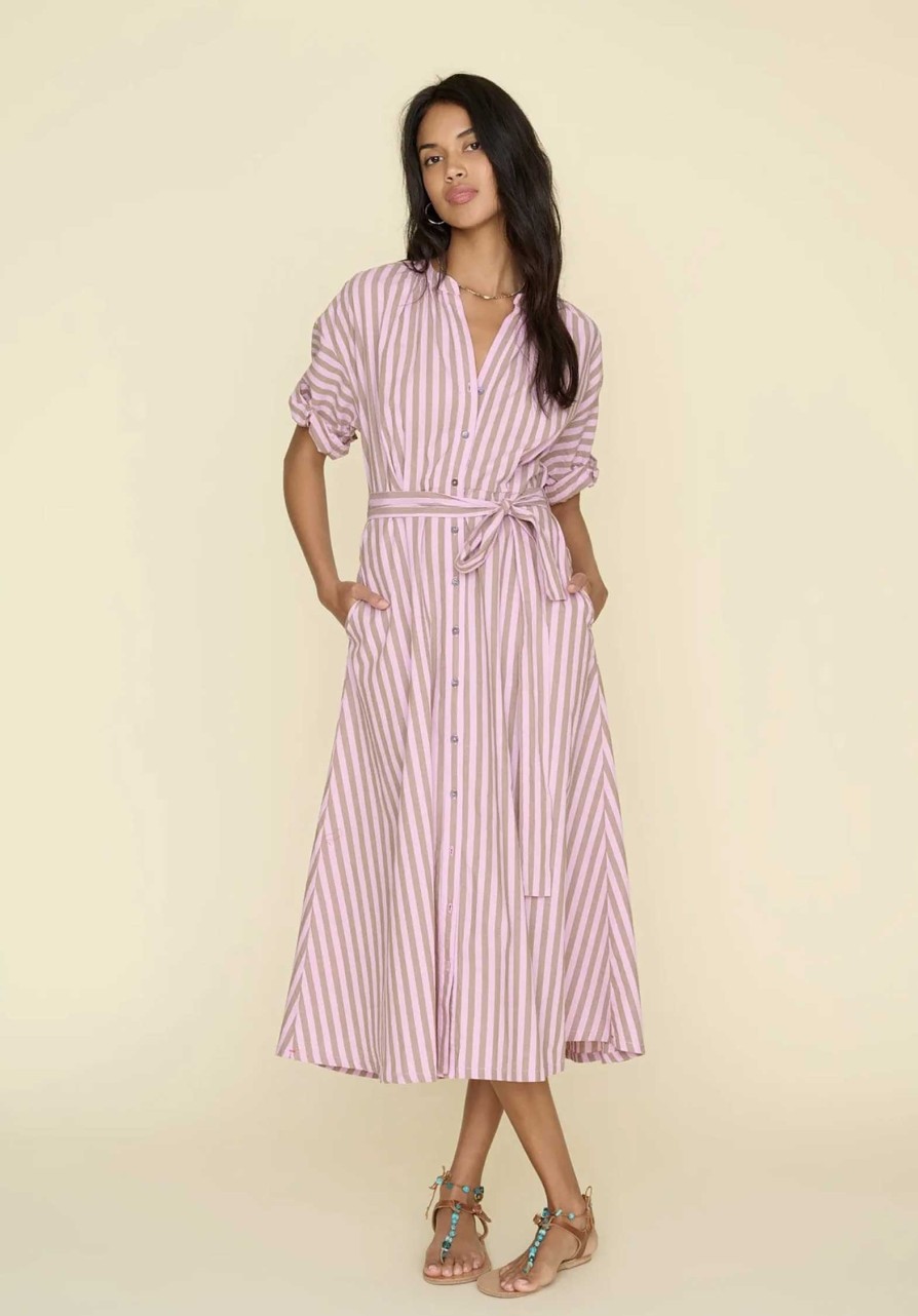 XIRENA Dresses & Jumpsuits | Dress X384552 Liora Dress Cinnarose-Stripe