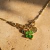 VIRGINIE BERMAN All Jewelry | Necklace Cr16/ Trefle Collier Vert