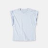 CLOSED Tops & Shirts | Tshirt Crewneck Sleevel C95612-44H-Em Soft-Blue