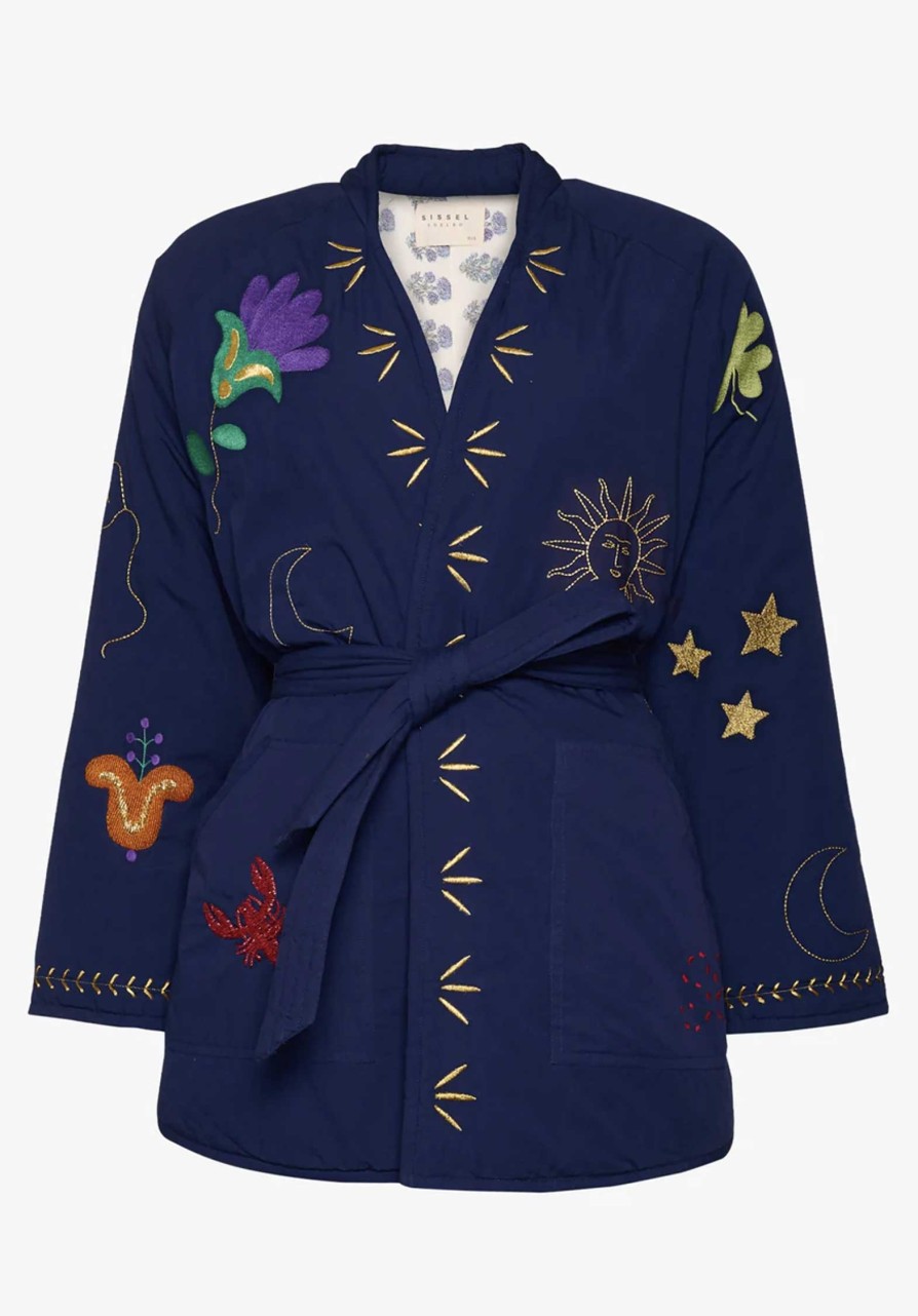 SISSEL EDELBO Coats | Kimono Se1173 Lala Navy-Blazer