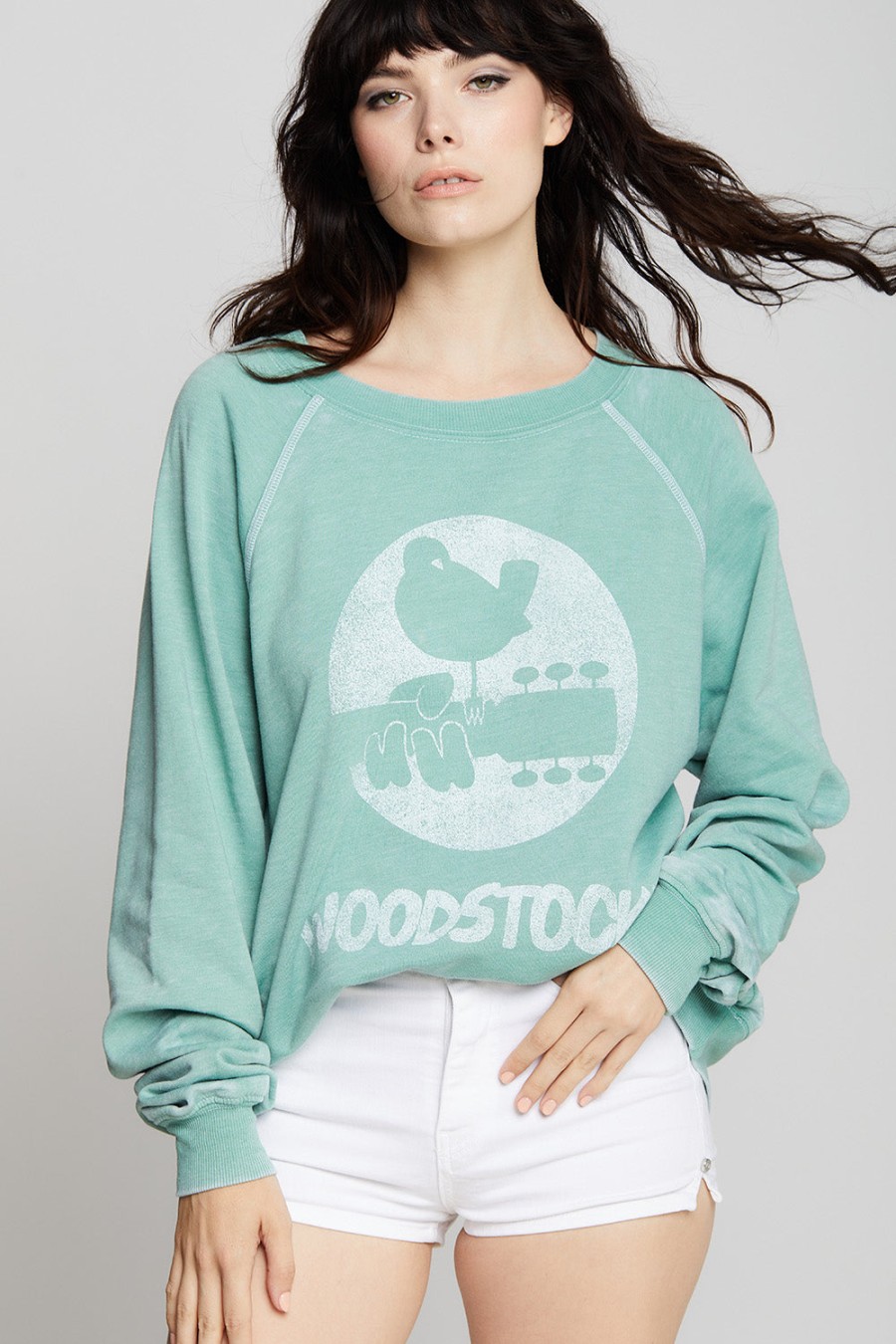 RECYCLED KARMA Sweaters & Cardigans | Woodstock Symbol Sweater 301322 Dill-Weed