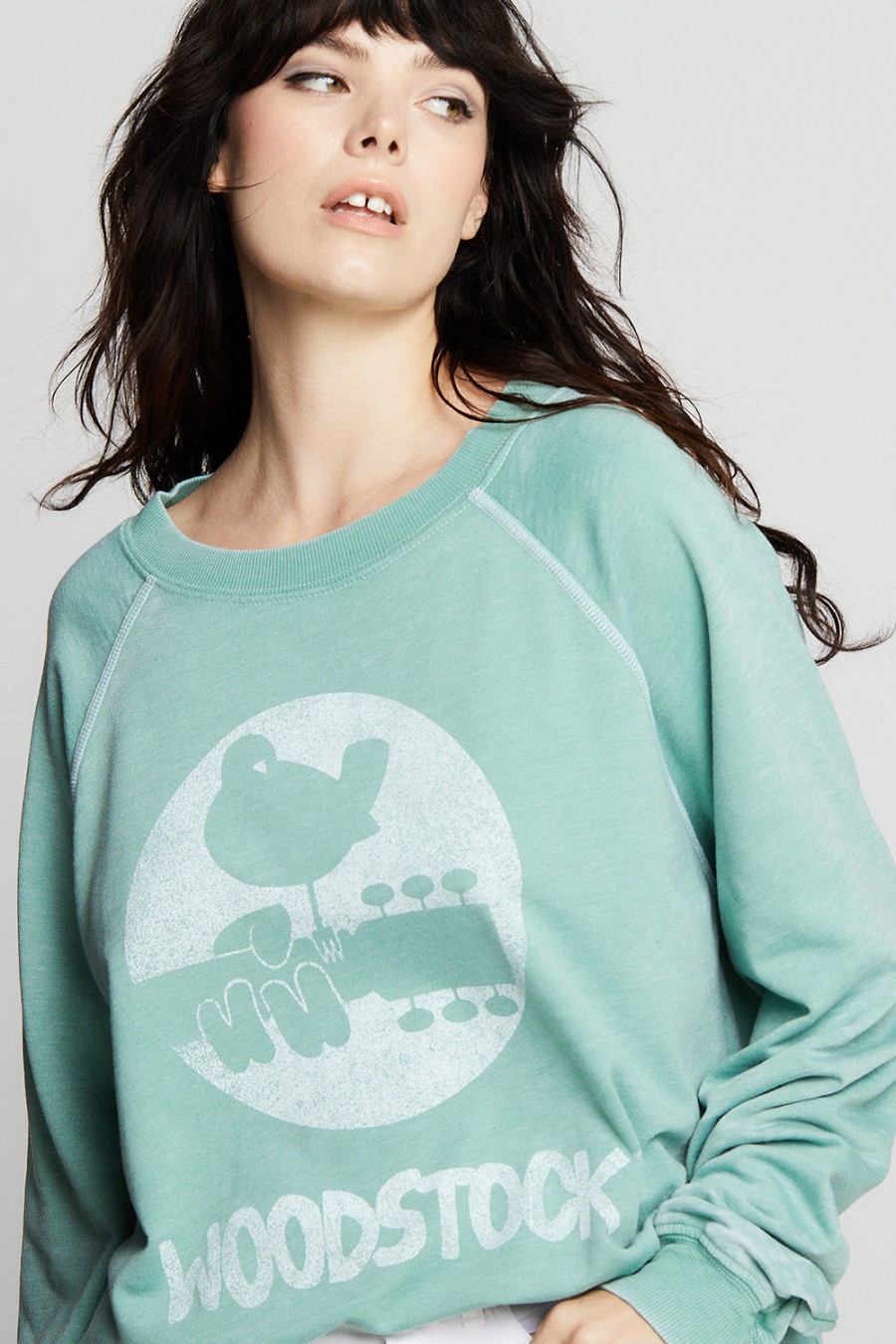 RECYCLED KARMA Sweaters & Cardigans | Woodstock Symbol Sweater 301322 Dill-Weed