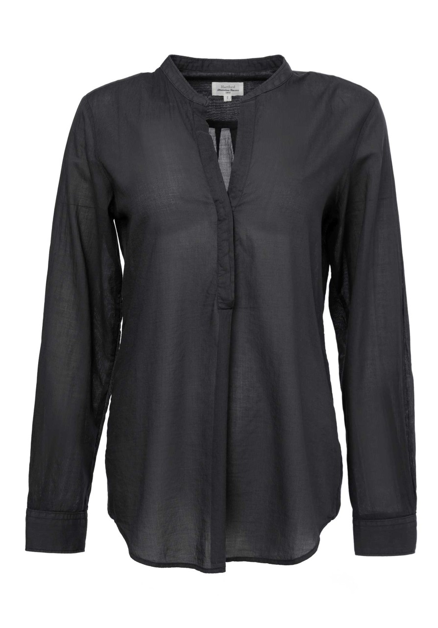 HARTFORD Tops & Shirts | Shirt Carta Cotton 38-Graphite