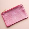 LES CLEIAS All Bags | Pouch Metallic Zip 19Papc08 Rose-Foncee