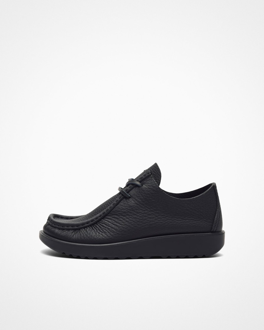 AT KOLLEKTIVE All Shoes & Socks | Moccasin Joke L Joke Lace Shoe Black