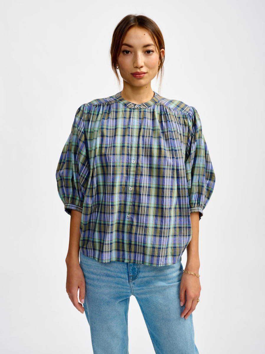 BELLEROSE Tops & Shirts | Blouse Ink41 C1302 Check-A