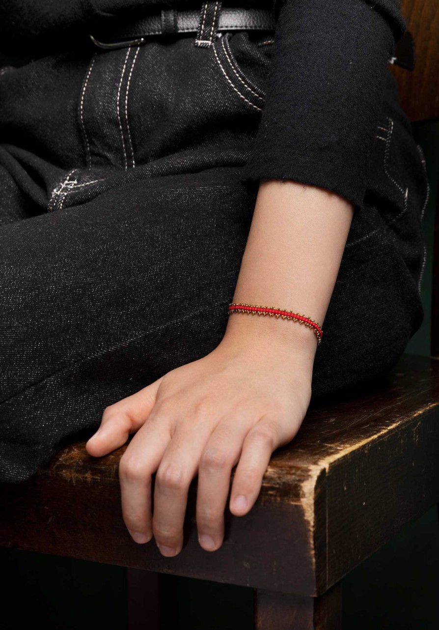 LES CLEIAS All Jewelry | Bracelet Daisy A2023Br02-20 Red