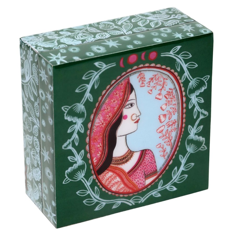 FRAGONARD All Jewelry | Boite A Bijoux Anjal Dabba Green