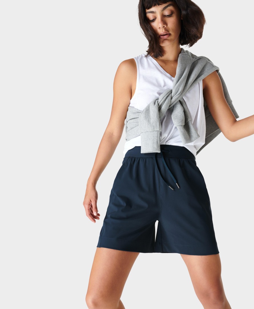 SWEATY BETTY Pants & Shorts | Explorer 5.5 Short Sb7063 Navy-Blue