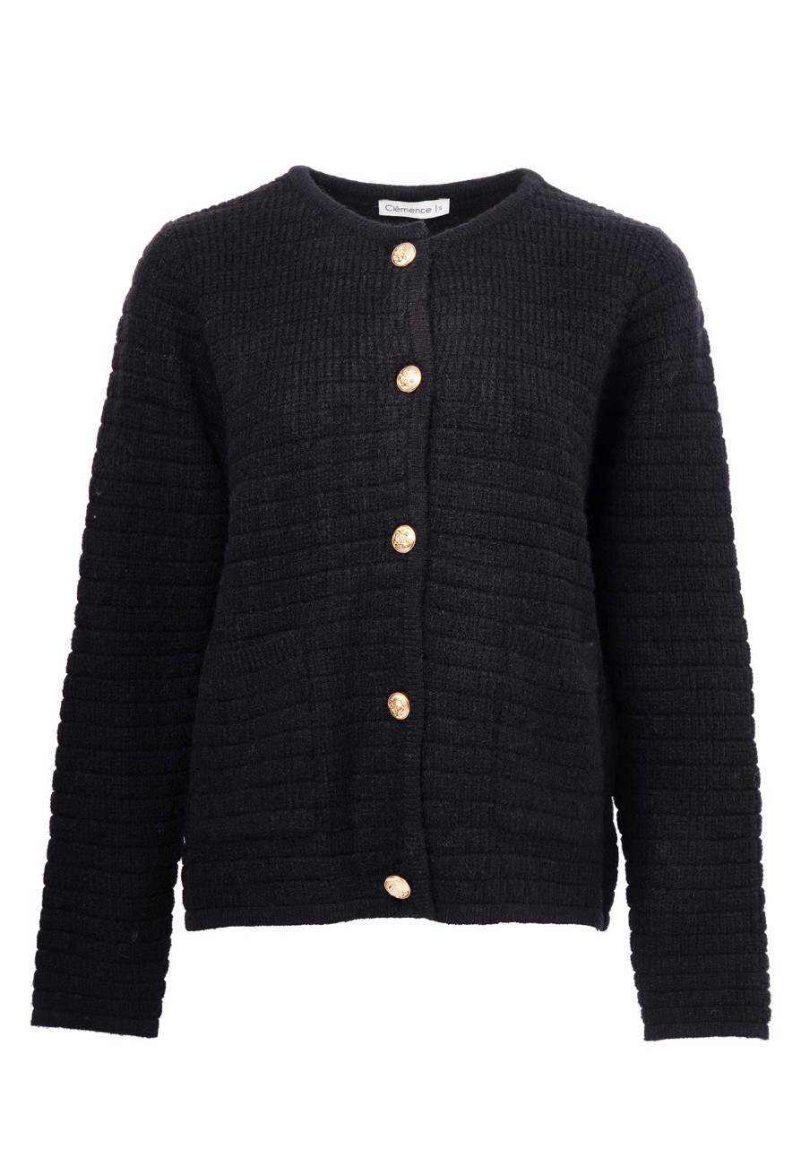 CLEMENCE Sweaters & Cardigans | Cardigan Iy23617 Noir