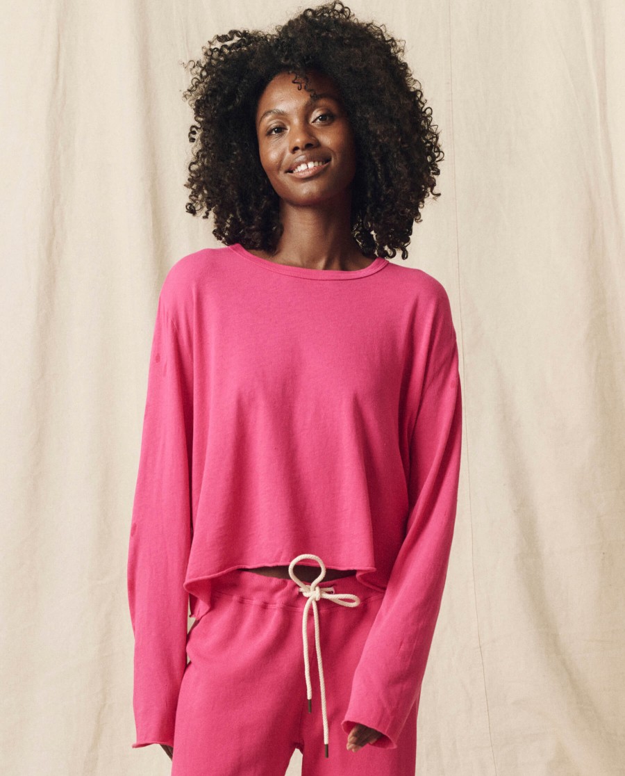 THE GREAT Tops & Shirts | Tshirt The Long T305002 Fuchsia