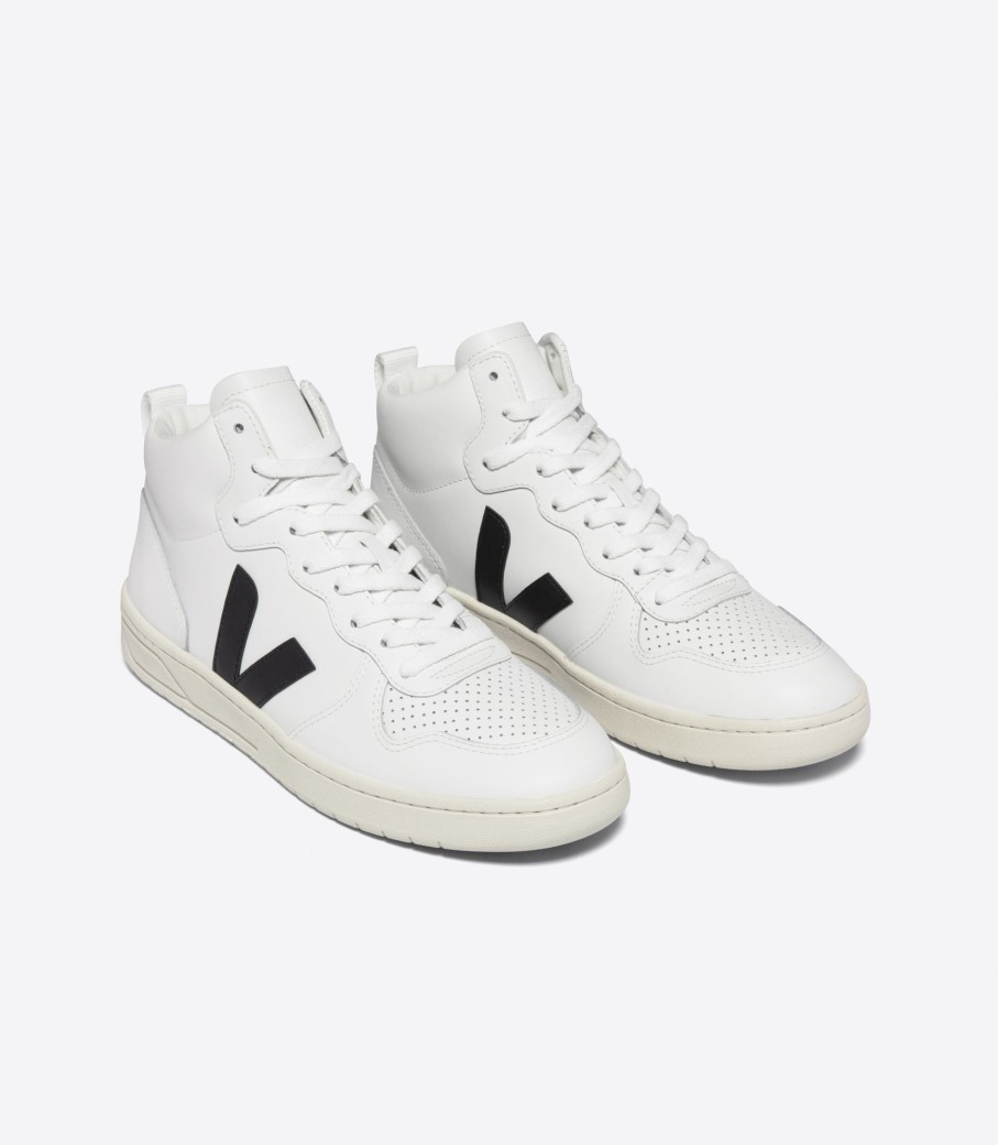 VEJA All Shoes & Socks | Sneaker V-15 Suede Vq0203304 White-Black