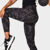 SWEATY BETTY Leggings | Power 7/8 Workout Leggings Sb5400A 78 Black-Confetti-Print