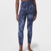 SWEATY BETTY Leggings | Super Soft 7/8 Yoga Leggings Sb6916A 78 Blue-Marble-Speckle