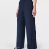 SWEATY BETTY Pants & Shorts | Summer Stretch Linen Wide Leg Sb9136 Navy-Blue