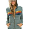 AVIATOR NATION Sweaters & Cardigans | Sweater 5 Stripe Hdrs5 Heather-Grey