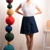 CLEMENCE Pants & Shorts | Denim Skirt J94163 Fronce