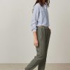 HARTFORD Pants & Shorts | Pants Pirouette Linen 35-Army