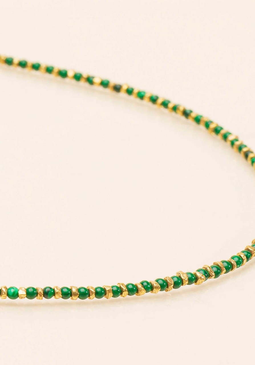 UNE A UNE All Jewelry | Necklace Cojm Malachite