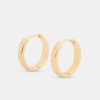 WHISTLES Shop Earrings | Diamante Hoop Earring 37576 Gold