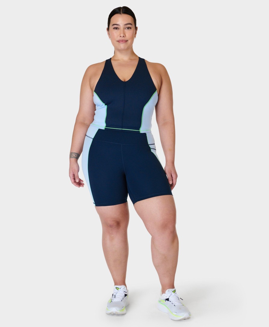 SWEATY BETTY Pants & Shorts | Power 6 Biker Short Sb9062C Navy-Blue