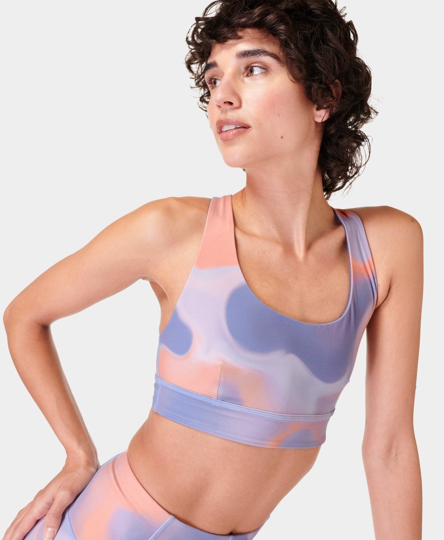 SWEATY BETTY Underwear | Soft Sculpt Reversible Bra Sb8779A Orangecloudprint-End