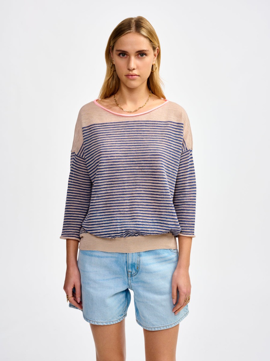 BELLEROSE Sweaters & Cardigans | Pullover Neep41 K111 Neep41 K1118S Stripe-A