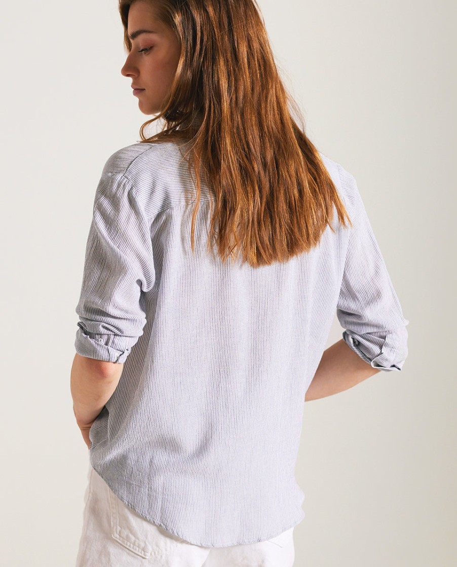 SACRECOEUR Tops & Shirts | Shirt Anita Marina Bleu