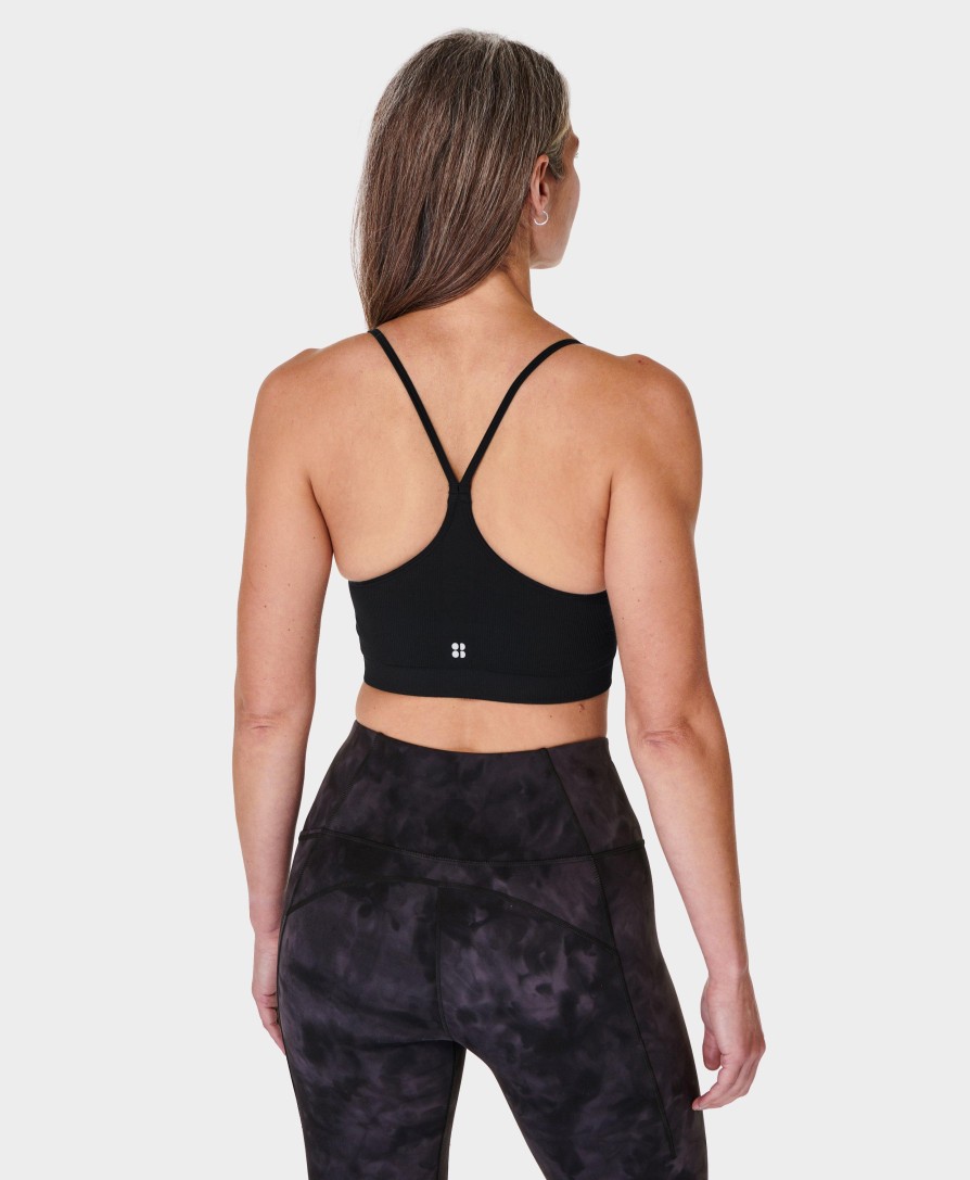 SWEATY BETTY Underwear | Spirit Restored Yoga Bra Sb9610 Black