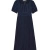 THE GREAT Dresses & Jumpsuits | Dress The Honor Dres Honor Dress Starlit-Navy