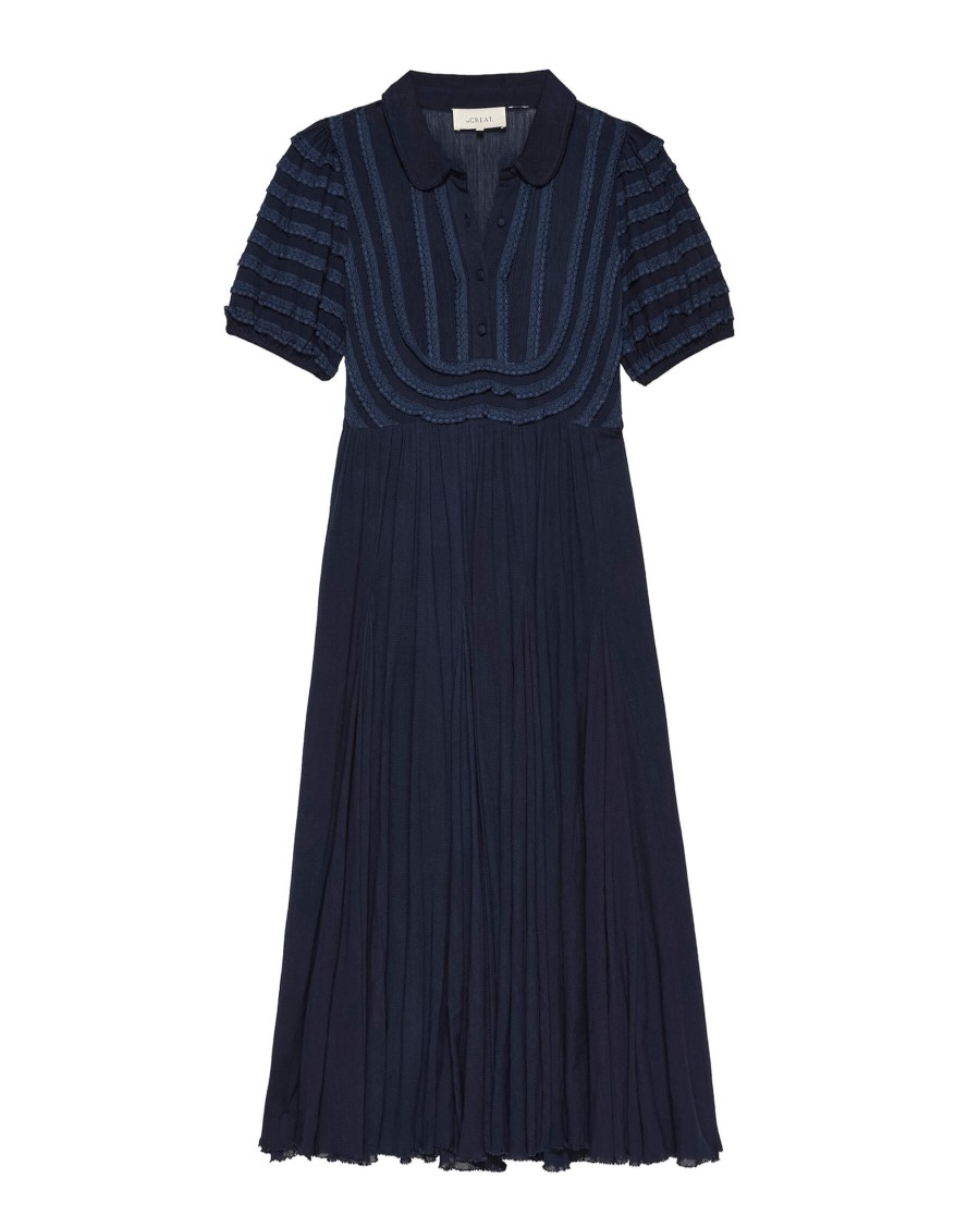 THE GREAT Dresses & Jumpsuits | Dress The Honor Dres Honor Dress Starlit-Navy