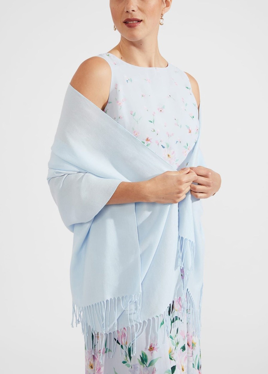 HOBBS Shop By Style | Matilda Scarf 0222/4092/313200 Pale-Blue