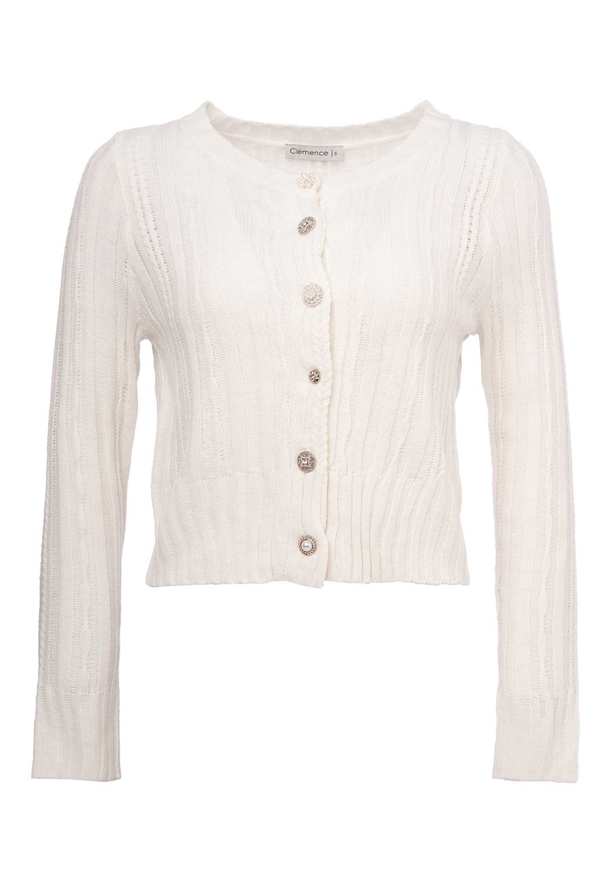 CLEMENCE Sweaters & Cardigans | Cardigan 65259 White