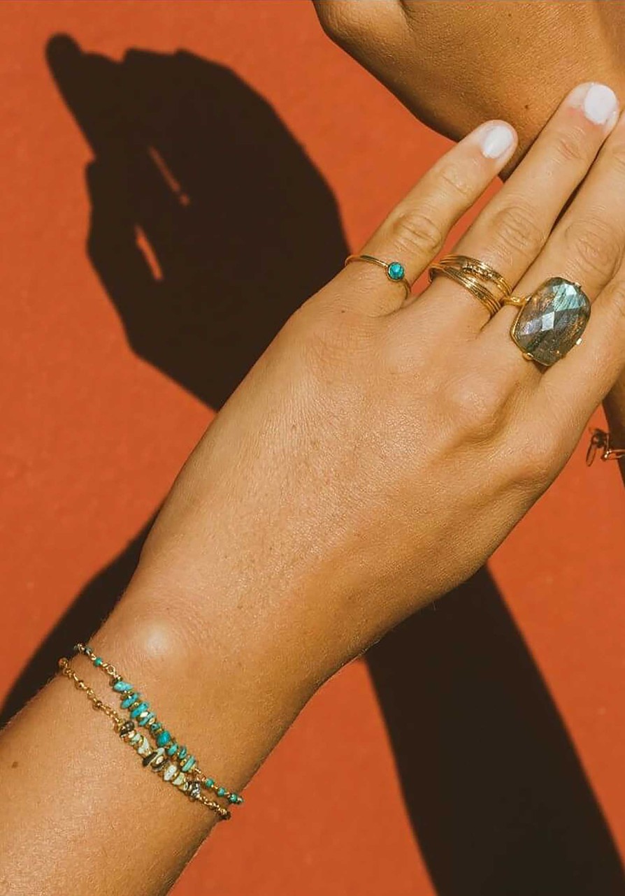 UNE A UNE All Jewelry | Bracelet 2Bratt Turquoise