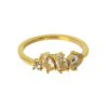 LES CLEIAS All Jewelry | Ring Crystals 21Acrg30-2 Gold