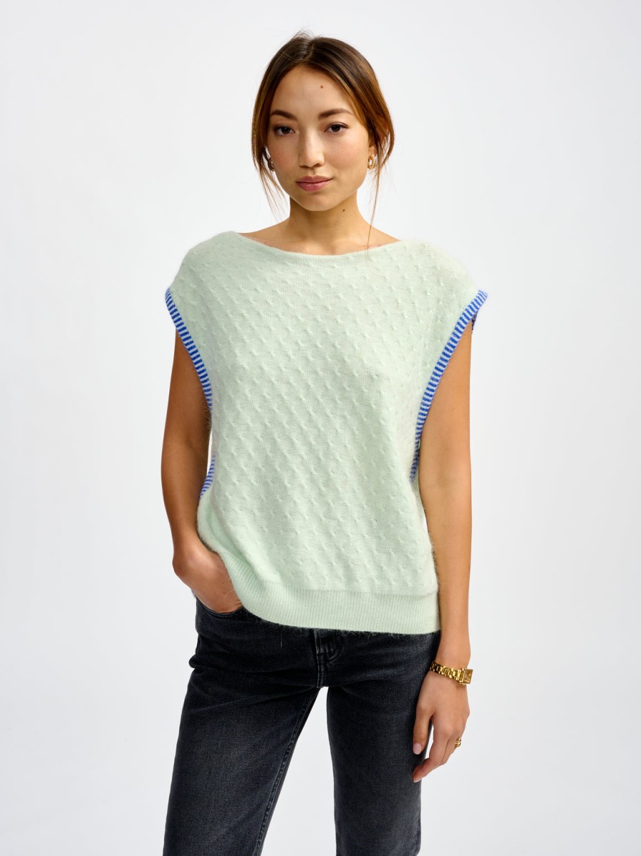 BELLEROSE Sweaters & Cardigans | Vest Diow K1468F Canary-Green