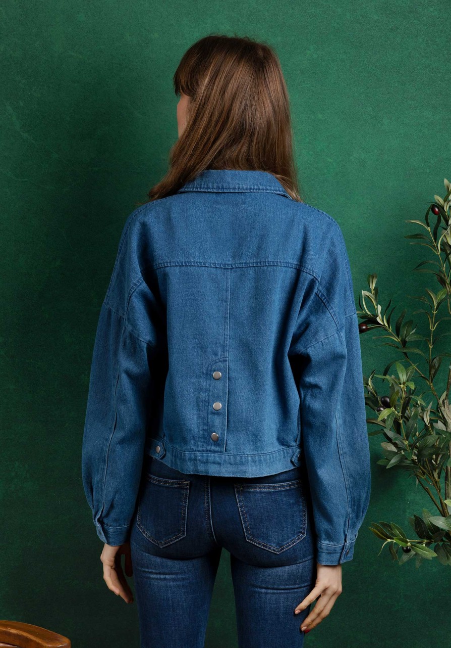 CLEMENCE Jackets | Jacket J9552 Bleu