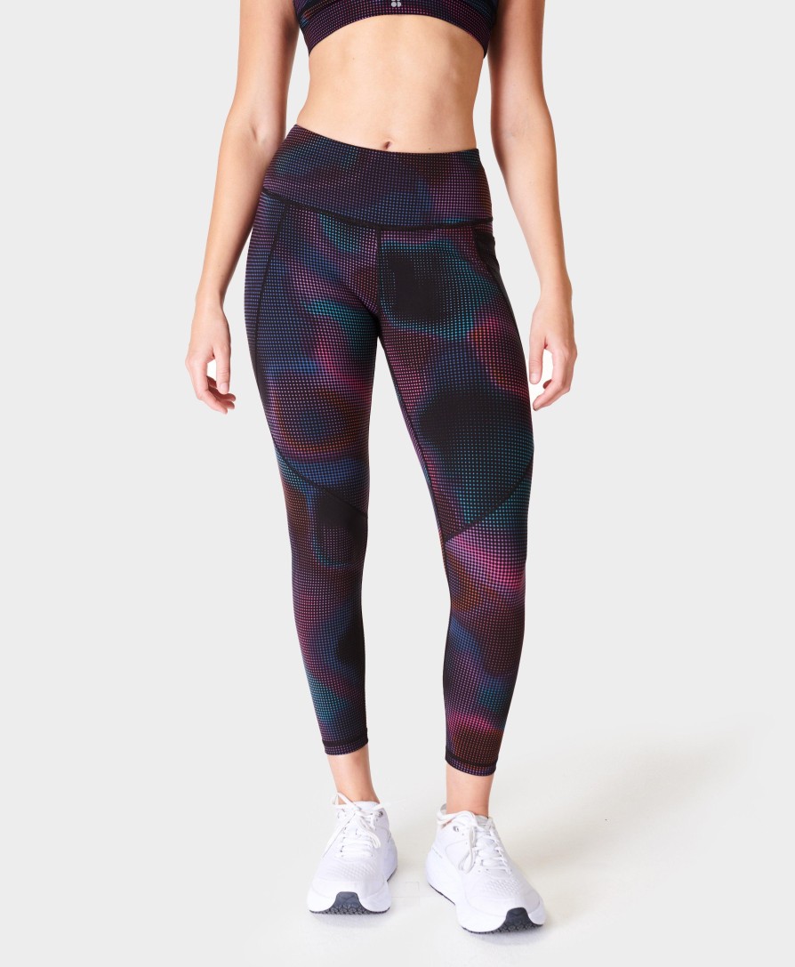 SWEATY BETTY Leggings | Power Workout Leggings Sb5400A Black-Gradient-Dot-P